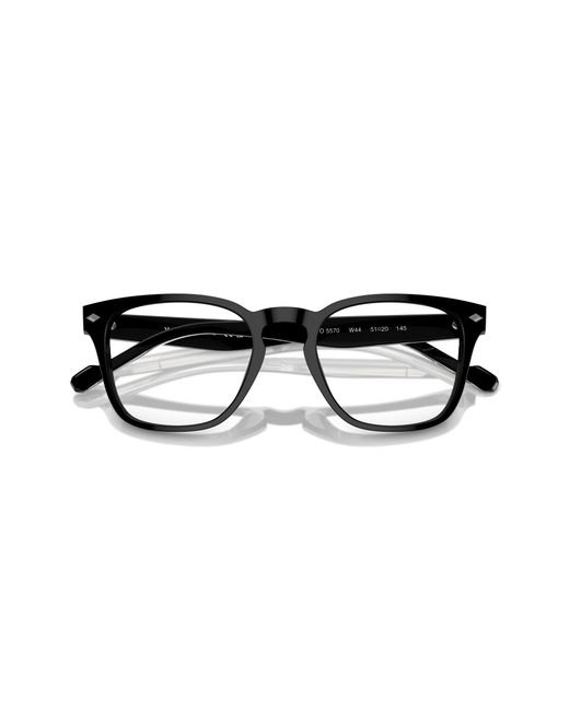 Vogue Eyewear Black Vo5570 W44 Optical Frames Acetate Transparent Squared Normal for men