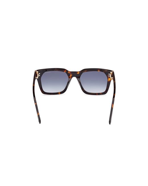 Guess Black Gu00172 52W Sunglasses Acetate Squared Normal for men