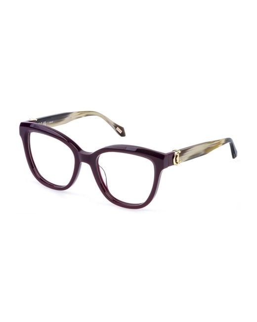 Just Cavalli Black Vjc128V 09X6 Optical Frames Acetate Butterfly