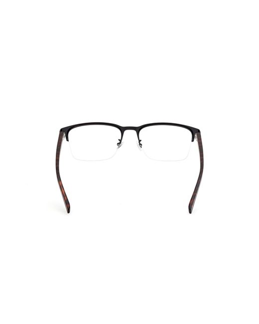 Timberland Black Tb1841-H 005 Optical Frames Metal Squared Normal for men