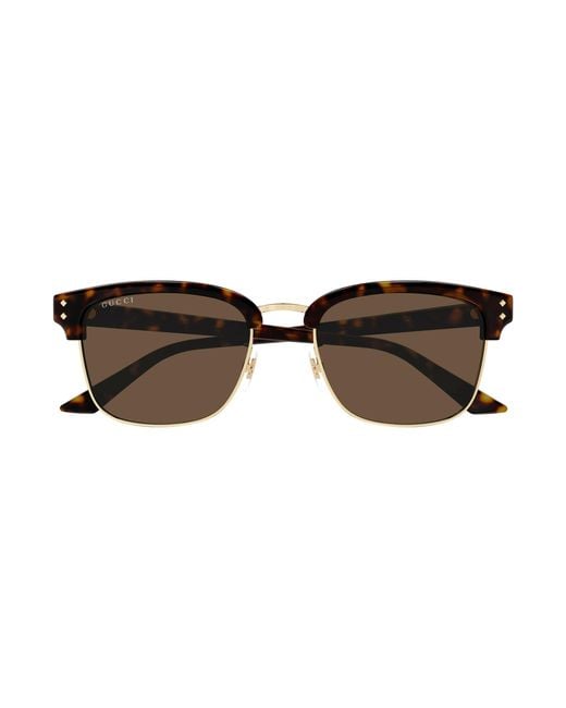 Gucci Black Gg1897Sk 002 Sunglasses Acetate Squared for men