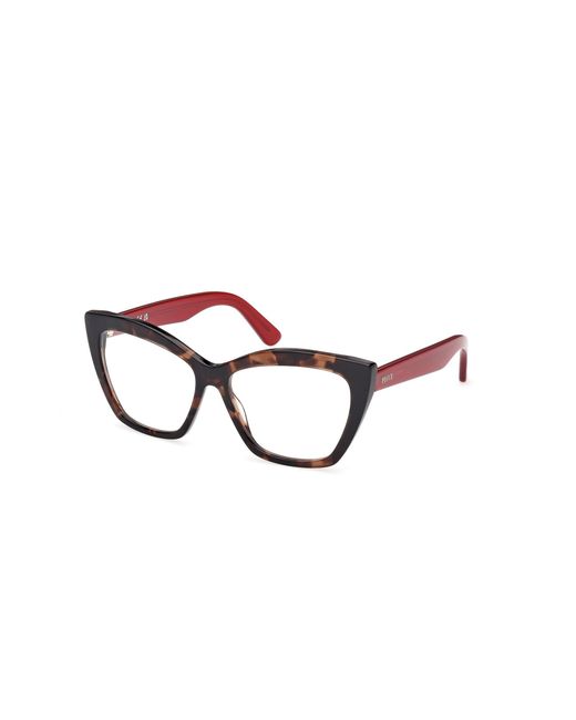 Emilio Pucci Black Ep5275 005 Optical Frames Acetate Cat Eye Normal