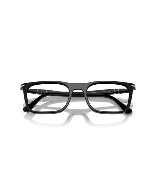 Persol Black Po3358V 95 Optical Frames Acetate Squared Normal