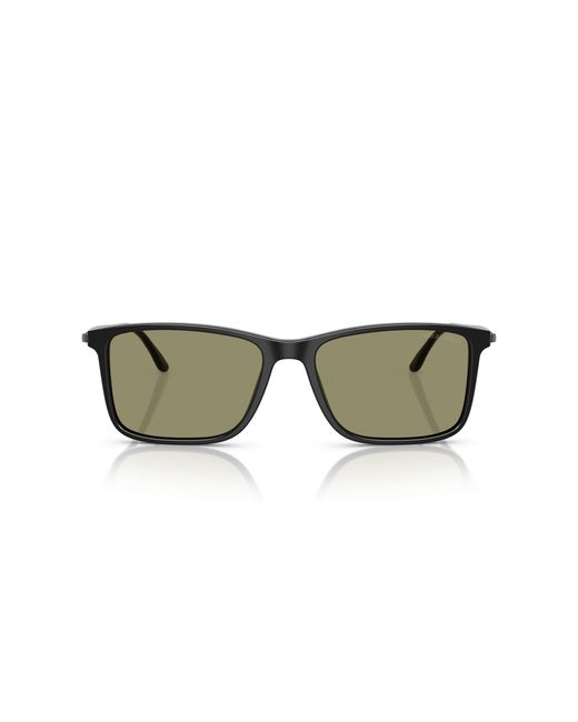 Giorgio Armani Black Ar8218 50012A Sunglasses Acetate Squared Normal for men