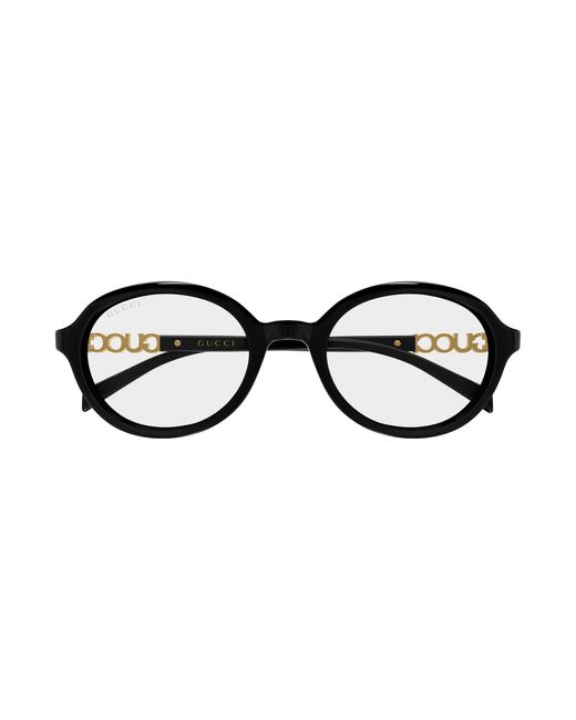 Gucci Black Gg2033Sa 005 Sunglasses Acetate Transparent Round