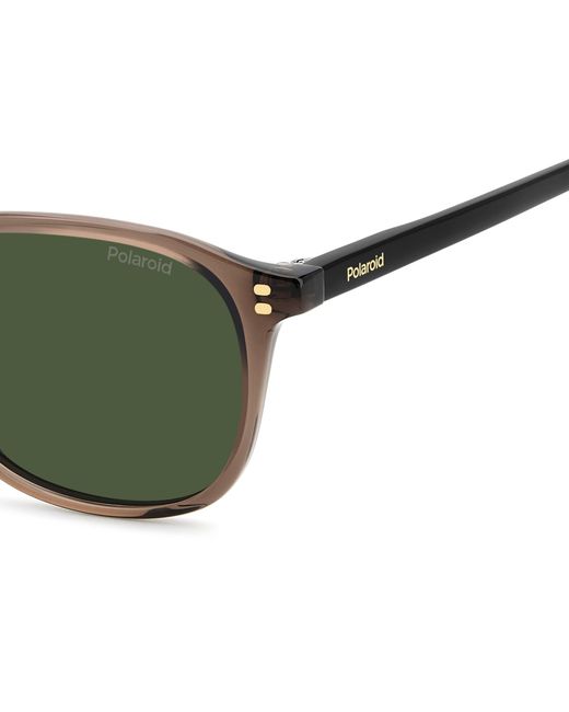 Polaroid Green Pld 4203/S/X 09Q/Uc Sunglasses Acetate Round Polarized for men