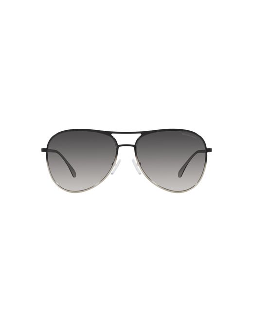 Michael Kors Black Mk1089 Kona 100186 Sunglasses Metal Pilot Normal Nuanced