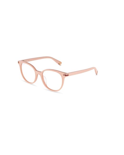 Furla White Vfua97 816 Optical Frames Acetate Pantos