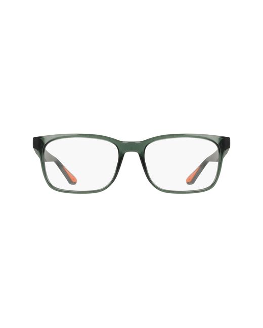 Nike Black 7415 302 Optical Frames Bio-Injected Squared Normal for men