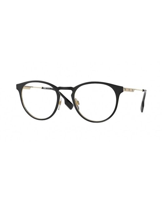 Burberry Black Be1360 York 1017 Optical Frames Metal Pantos for men