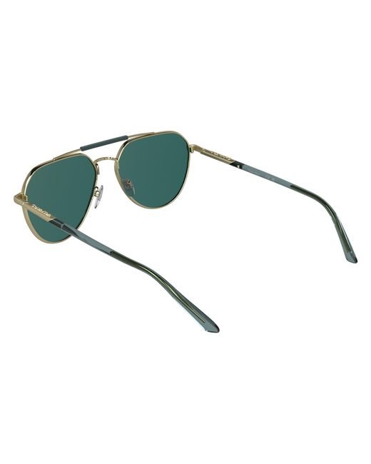 Calvin Klein Black Ck26100S 717 Sunglasses Metal Petrolium Pilot Normal