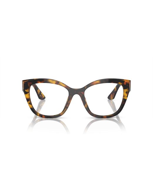 Miu Miu Black Mu 05Xv Vau1O1 Optical Frames Acetate Transparent Squared Normal