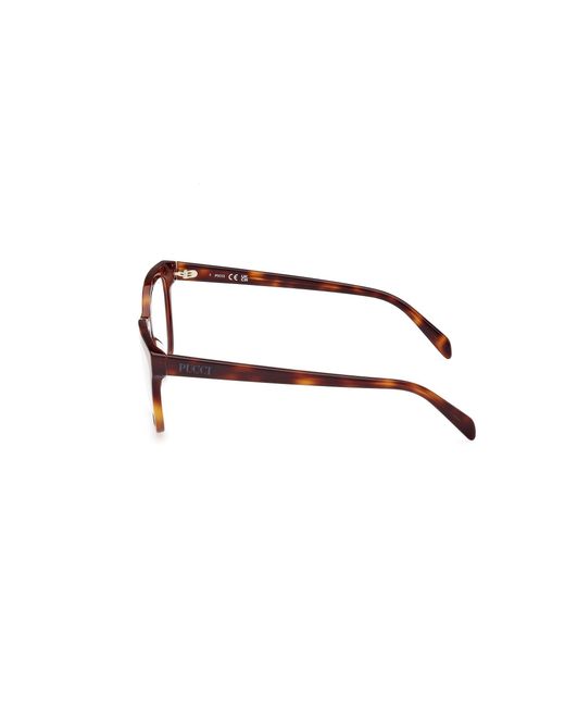 Emilio Pucci Black Ep5242 053 Optical Frames Acetate Squared Normal