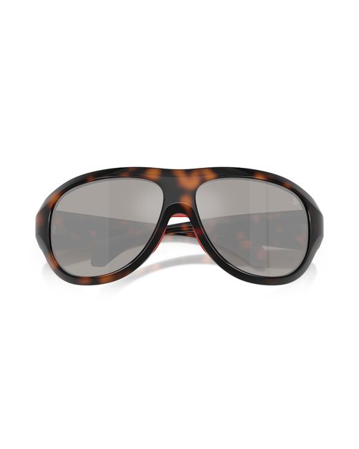 Moncler Black Me8013 Bleacher 50216G Sunglasses Injected Round Normal
