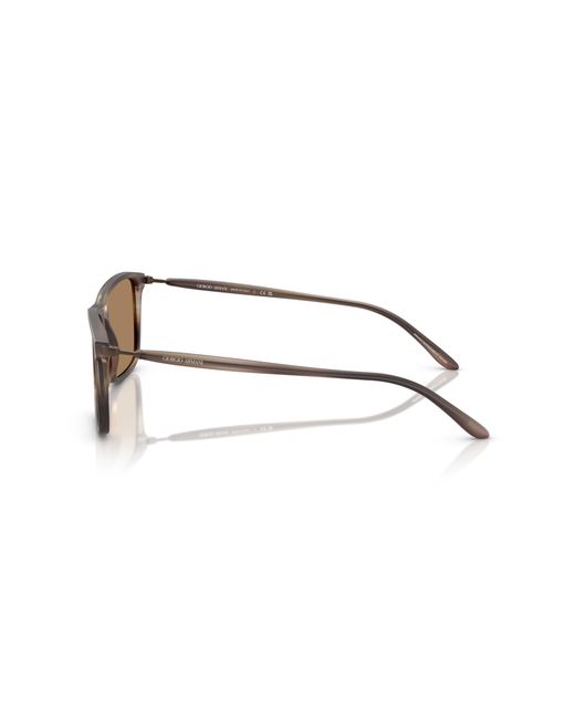 Giorgio Armani Black Ar8218 6167M4 Sunglasses Acetate Squared Photochromatic for men