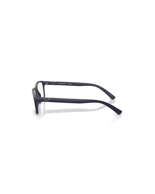 Emporio Armani Black Ea3213 5088 Optical Frames Plastic Squared for men