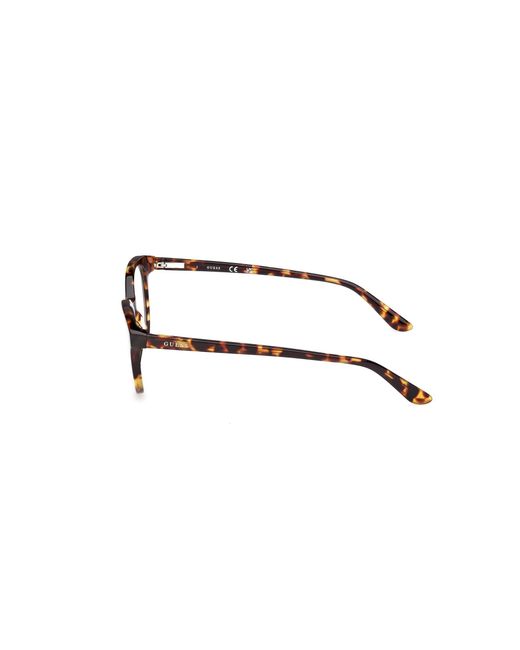 Guess Black Gu50270 056 Optical Frames Acetate Round Normal