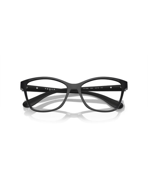 Vogue Eyewear Black Vo2998 W44 Optical Frames Injected Cat Eye Normal