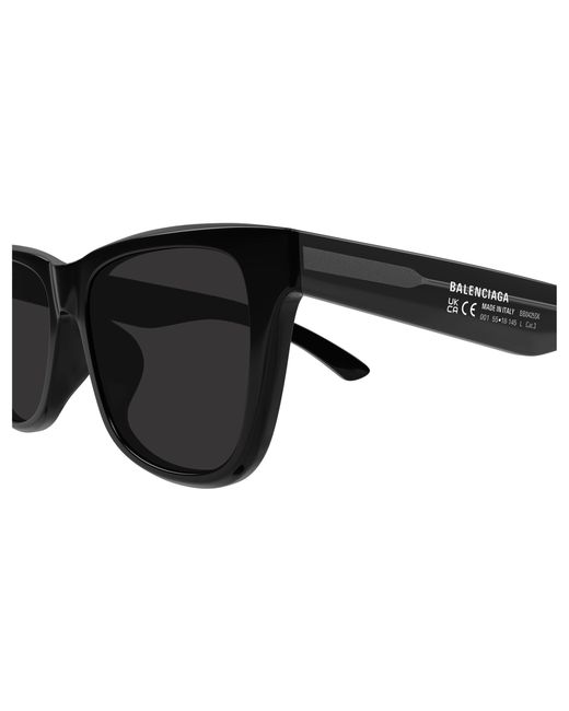Balenciaga Black Bb0425Sk 001 Sunglasses Acetate Squared for men