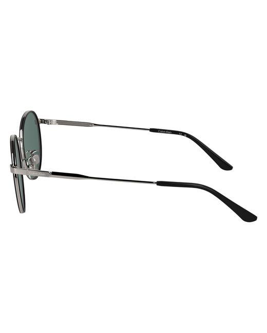 Calvin Klein Black Ck25101S 001 Sunglasses Metal Round Normal