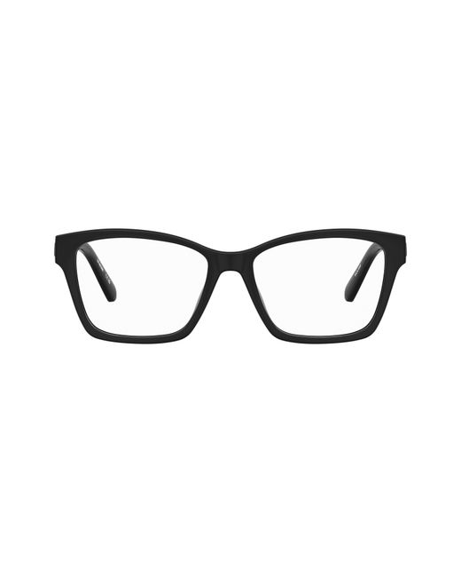 Moschino Black Mol684 807 Optical Frames Polyamide Squared Normal