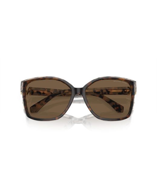 Michael Kors Black Mk2201 Malia 395173 Sunglasses Acetate Squared Normal Shaded