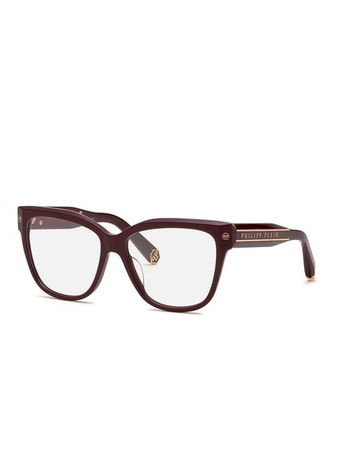 Philipp Plein Black Vpp051M Plein Flying Butterfly 0G96 Optical Frames Acetate Butterfly