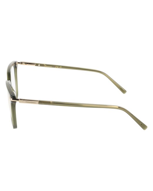 Ferragamo Black Sf3038 317 Optical Frames Acetate Squared Normal
