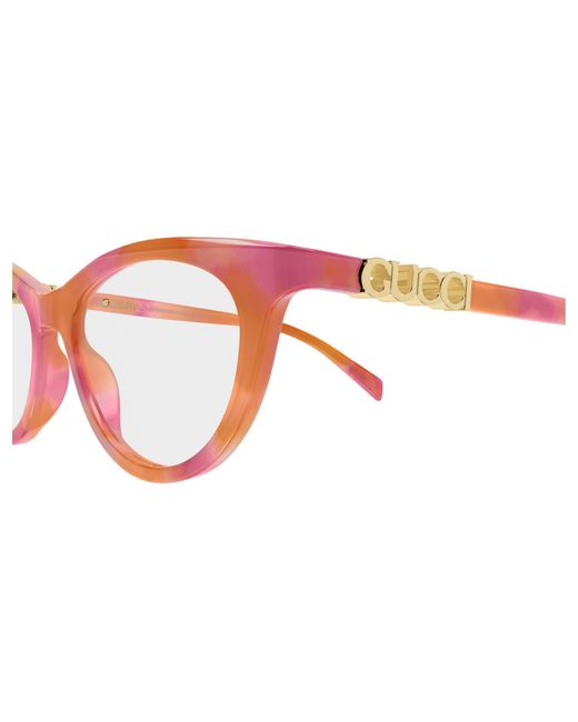 Gucci Black Gg2034O 004 Optical Frames Acetate Transparent Cat Eye