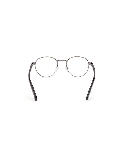 Adidas Black Or5132 008 Optical Frames Metal Round Normal for men