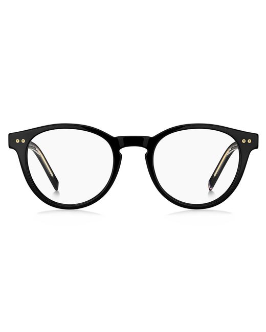 Tommy Hilfiger Black Th 1984 807 Optical Frames Bio-Cecid Round for men