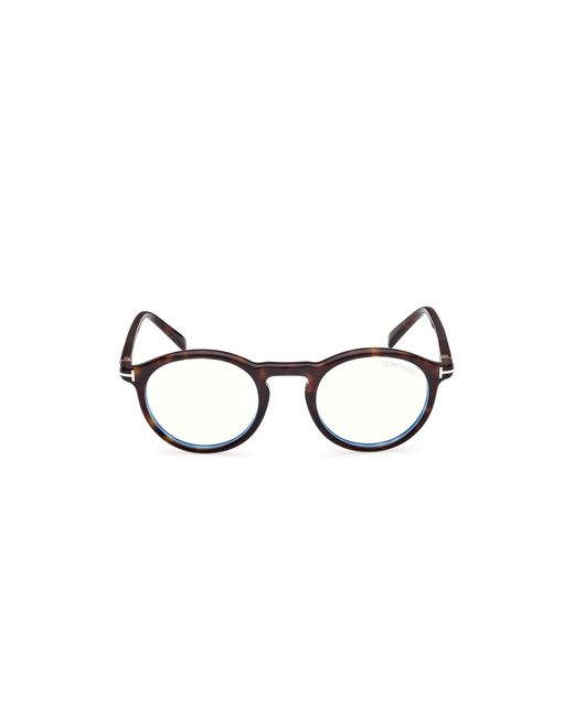 Tom Ford Black Ft5979-B 052 Optical Frames Acetate Round Normal for men