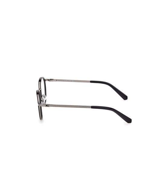 Guess Black Gu50324 001 Optical Frames Injected Round Normal for men