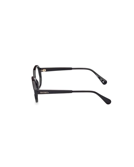 MAX&Co. Black Mo5174 001 Optical Frames Injected Geometric Normal