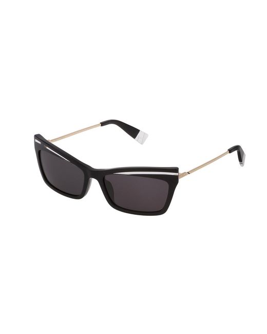 Furla Black Sfu348 0700 Sunglasses Acetate Squared Normal