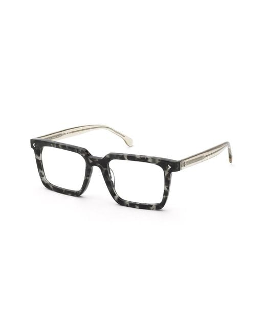 Lozza Black Vl4408 Sassari 3 721 Optical Frames Acetate Squared for men