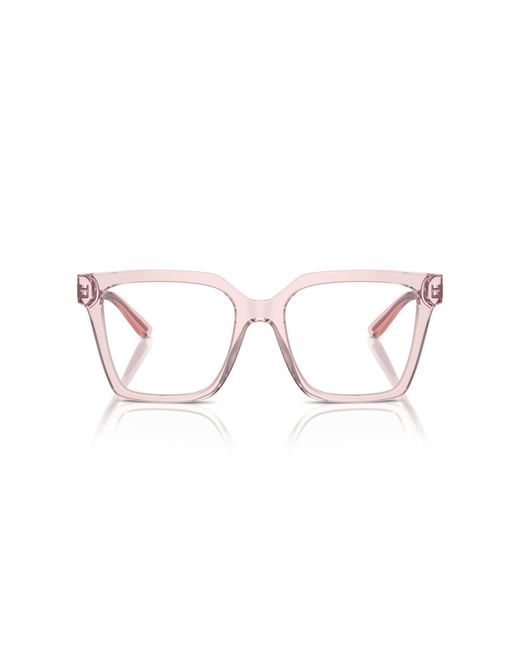 Dolce & Gabbana Black Dg3376B 3148 Optical Frames Acetate Transparent Squared Normal