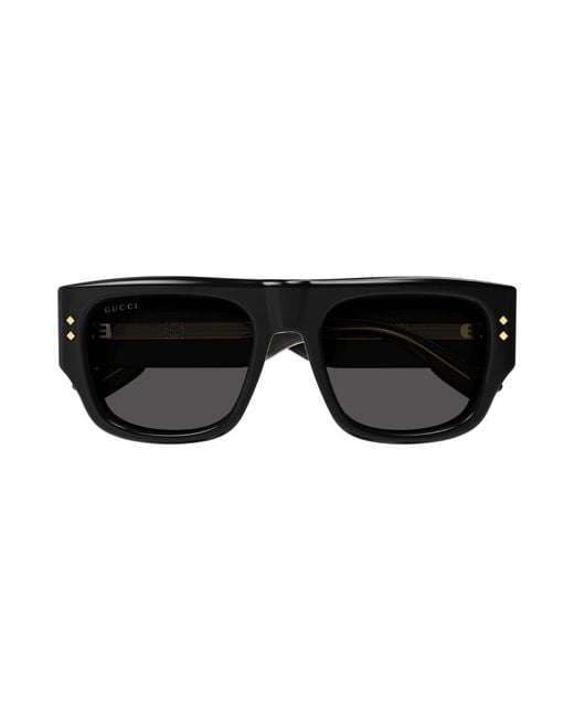 Gucci Black Gg1262S 001 Sunglasses Acetate Squared for men