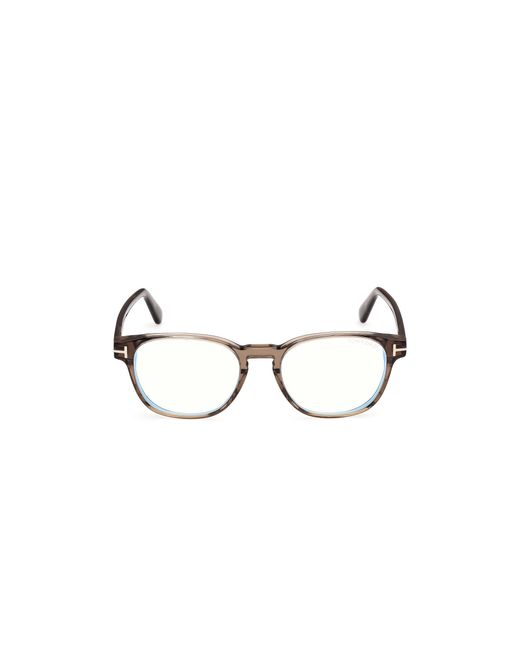 Tom Ford Black Ft6169-B 45 Optical Frames Acetate Round Normal for men