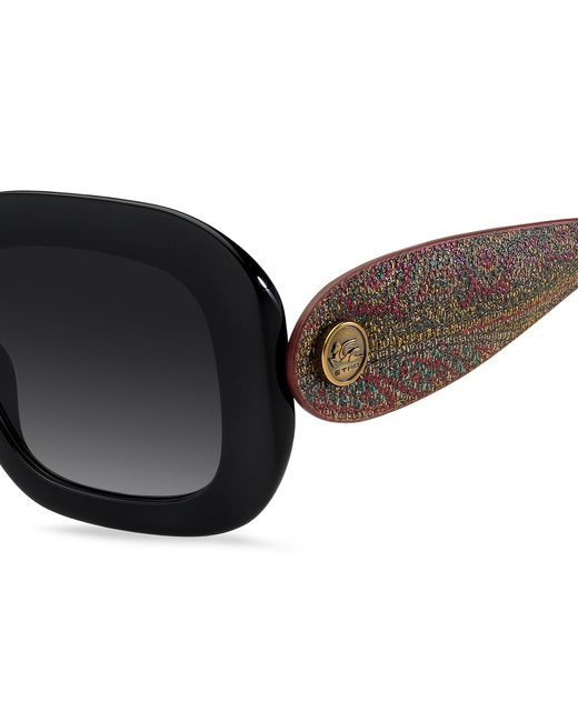 Etro Black 0141/G/S 807/9O Sunglasses Acetate Squared Normal Nuanced