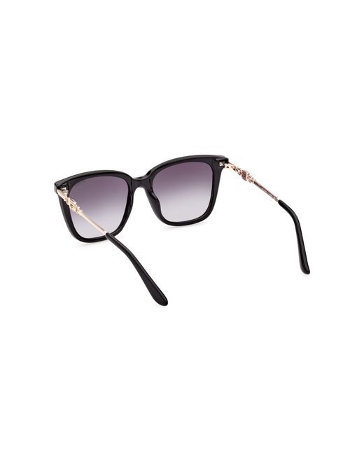 Guess Black Gu7886 01B Sunglasses Injected Squared Normal Shaded