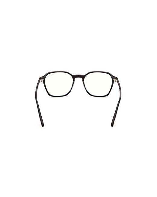 Tom Ford Black Ft5804-B 001 Optical Frames Acetate Geometric Normal for men