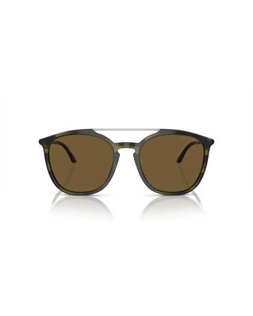 Giorgio Armani Black Ar8198 603873 Sunglasses Acetate Squared Normal for men