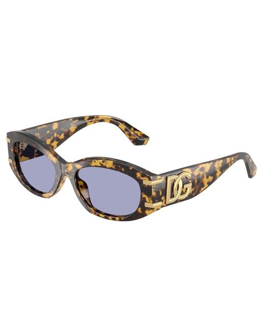 Dolce & Gabbana Black Dg4502 33301A Sunglasses Acetate Round Normal