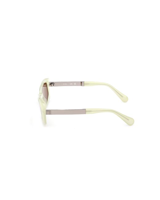 MAX&Co. Black Mo0144 39J Sunglasses Injected Roviex Squared Normal