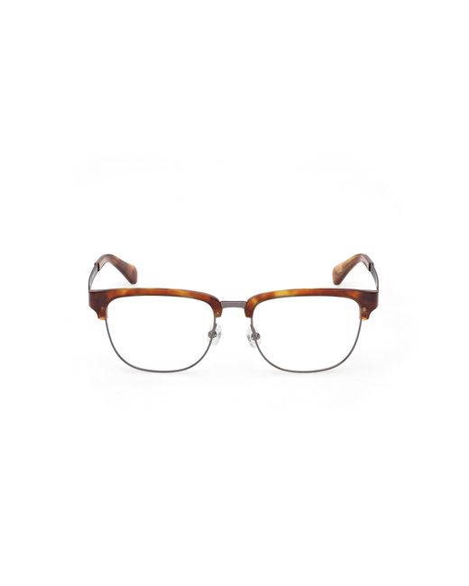 Timberland Black Tb50088 056 Optical Frames Metal Squared Normal for men