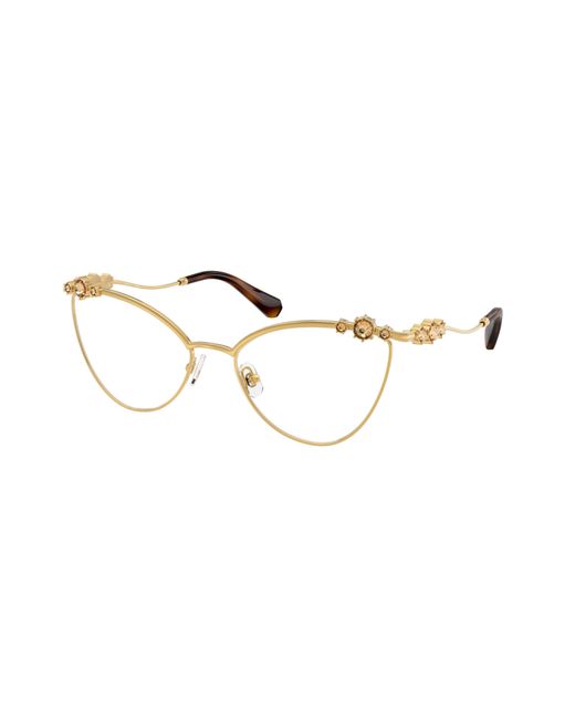 Swarovski Black Sk1033 4007 Optical Frames Metal Cat Eye Normal