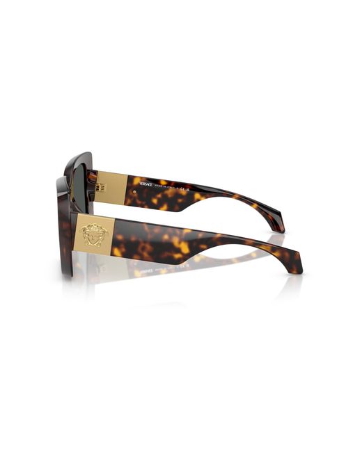 Versace Black Ve4467U 108/87 Sunglasses Nylon Geometric Normal