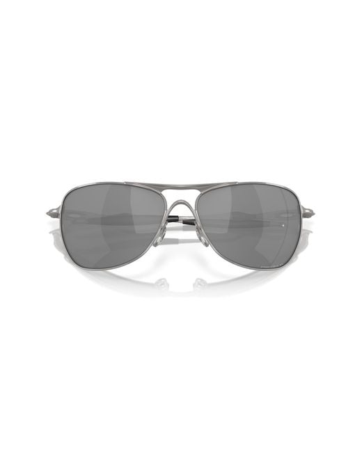 Oakley Black Oo4060 Crosshair 406022 Sunglasses Metal Squared Polarized Prizm