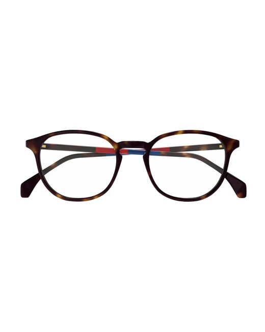 Gucci Black Gg0551O 022 Optical Frames Acetate Transparent Round for men